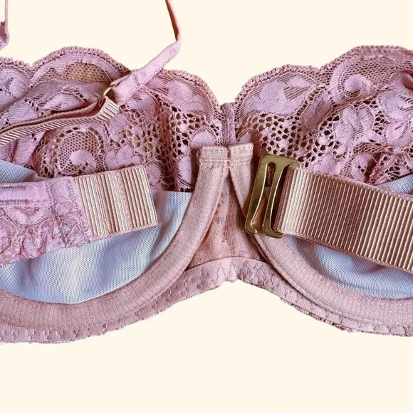 Free People Pink Lace Bra - Picture 3 of 9